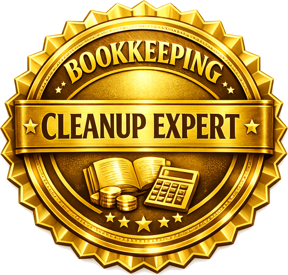Bookkeeping Cleanup Expert seal
